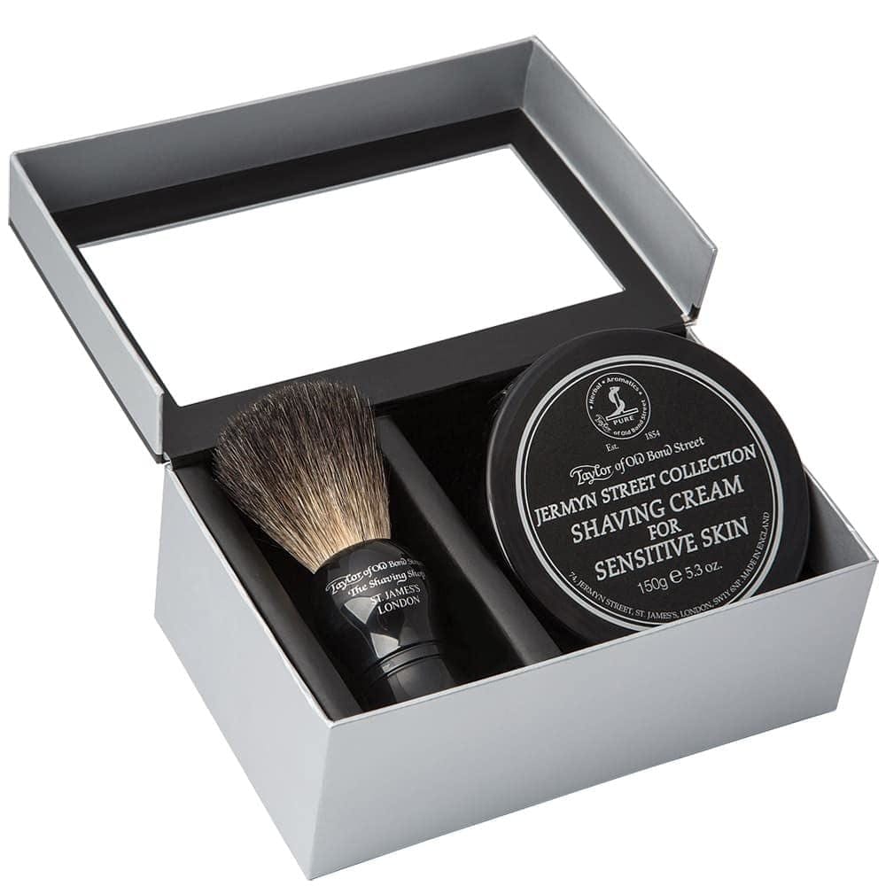 Taylor of Old Bond Street Jermyn St Pure Badger Brush & Shaving Cream