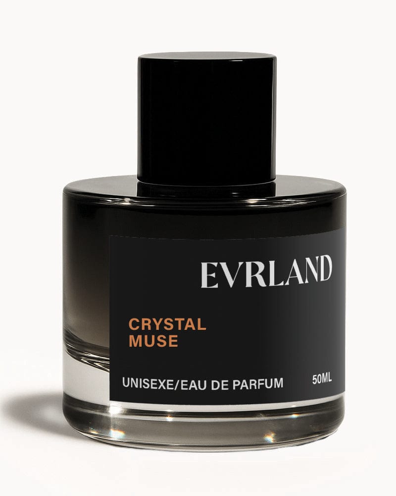 Evrland Crystal Muse perfume bottle on a white background