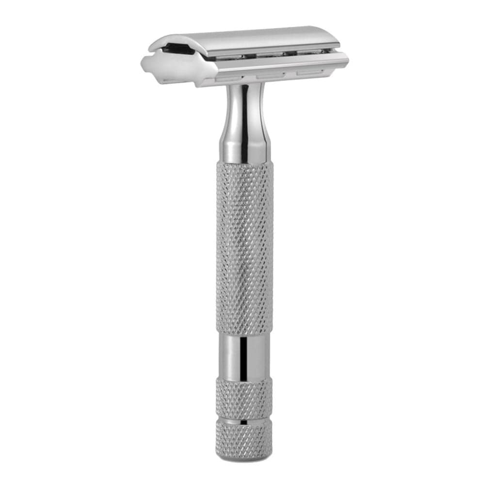 Safety Razor Rockwell 6C Safety Razor White Chrome