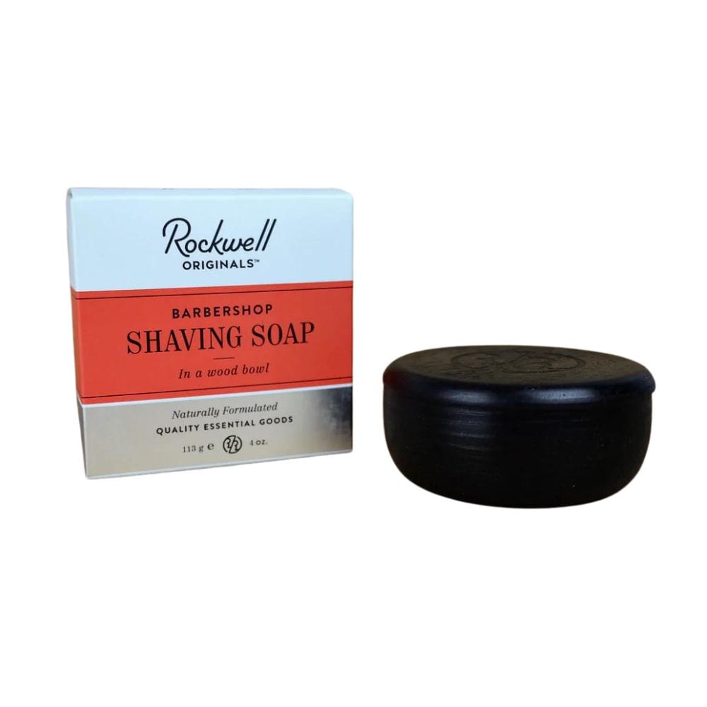 Shaving Soap Rockwell Barbershop Shave Soap In a Wooden Bowl 113g