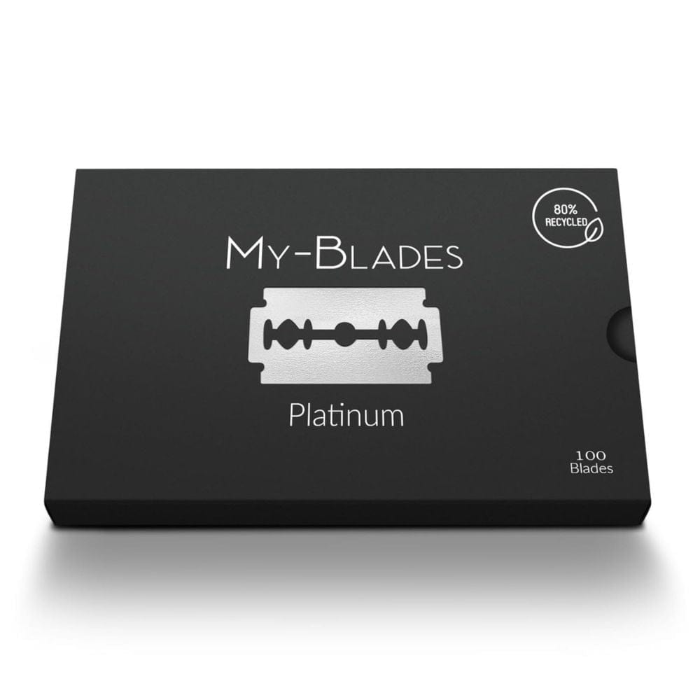 Razor Blade My-Blades® Platinum Double Edge Steel Razor Blades (100 Pack)