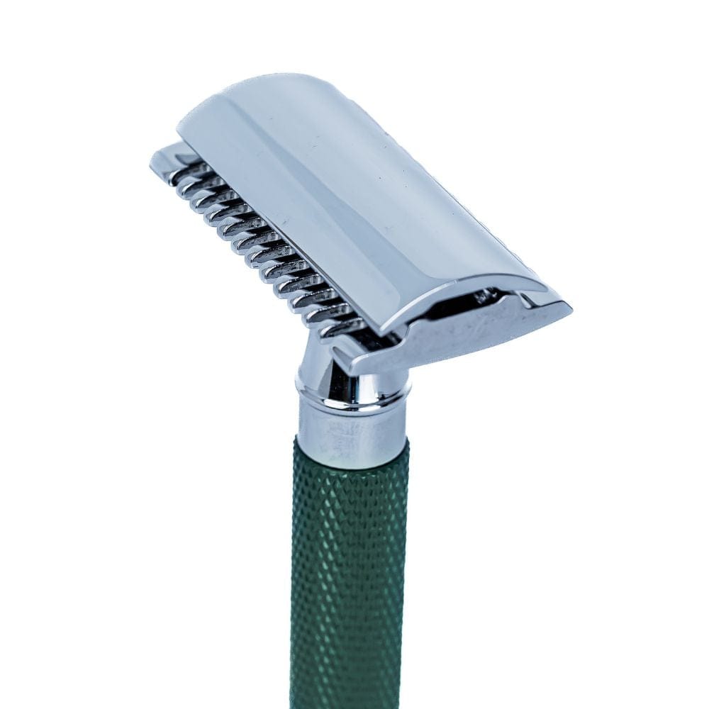 Safety Razor Yaqi Portal Double Edge Safety Razor Closed Comb - Green