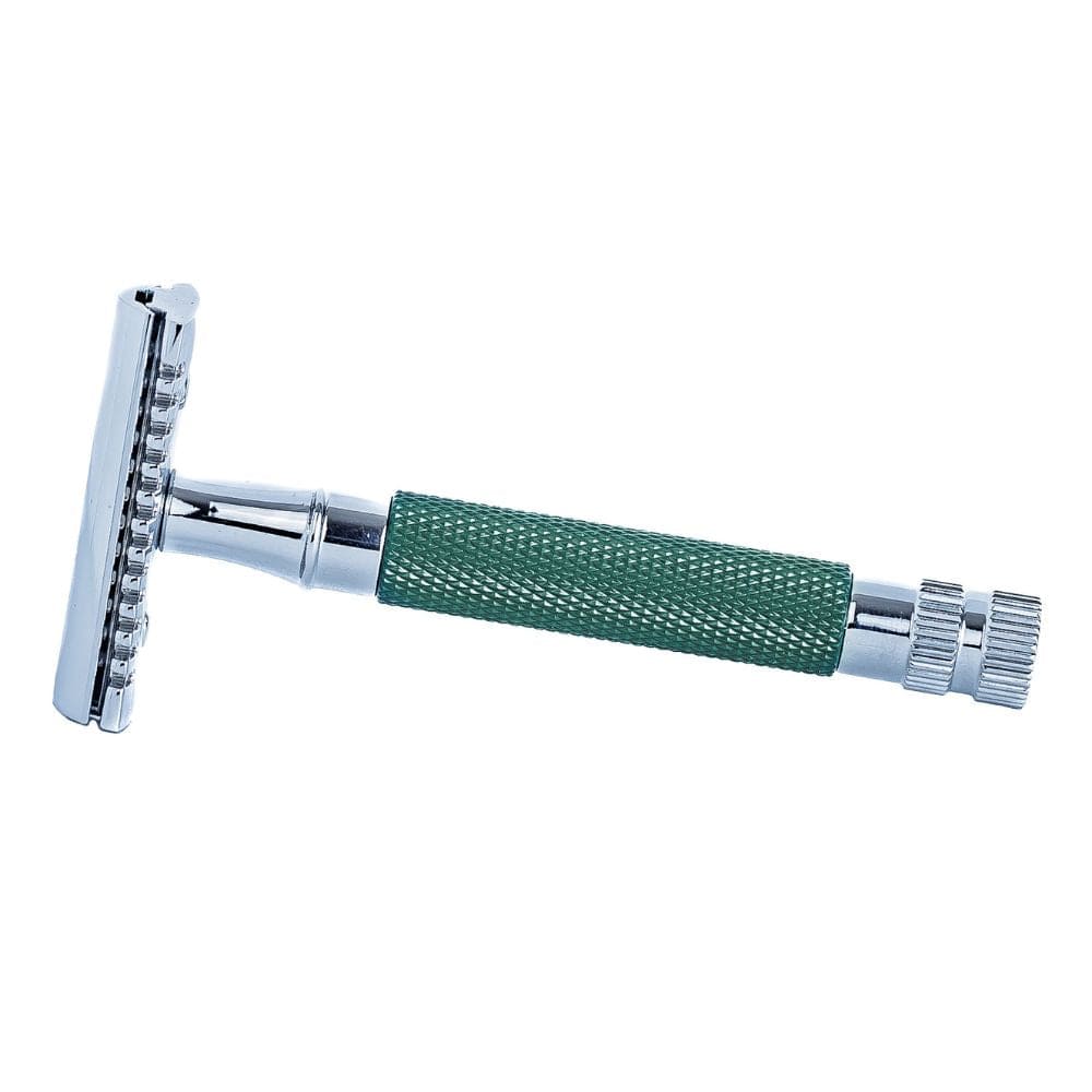 Safety Razor Yaqi Portal Double Edge Safety Razor Closed Comb - Green