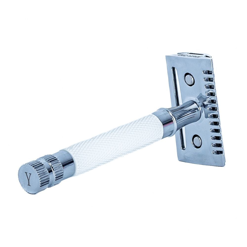 Safety Razor Yaqi Portal Double Edge Safety Razor Closed Comb - White