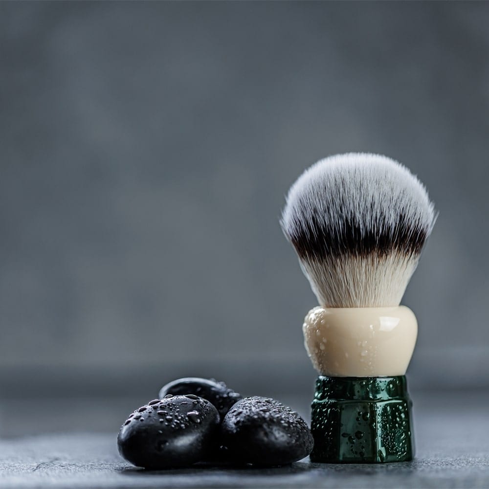 Shaving Brush G4 Synthetic Knot YAQI Synthetic G4 Shaving Brush Obsidian