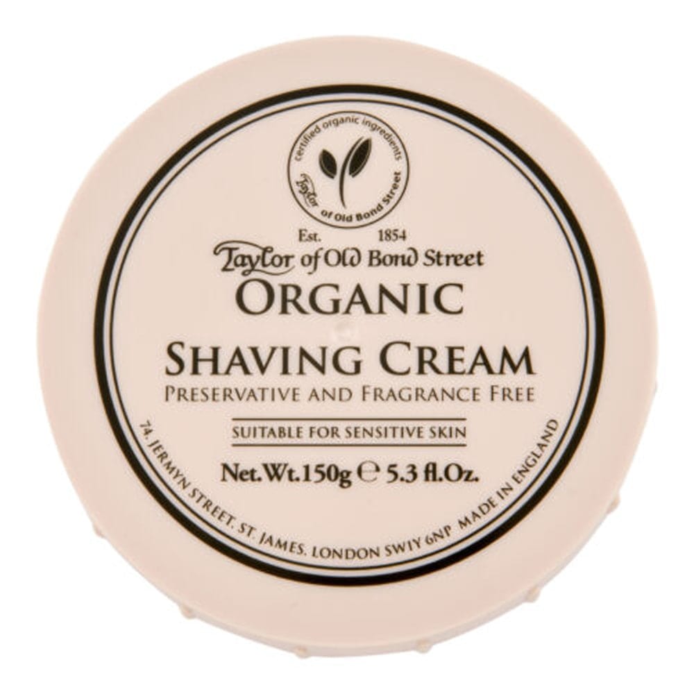 Shaving Cream Taylor of Old Bond Street Organic Shaving Cream Bowl 150g