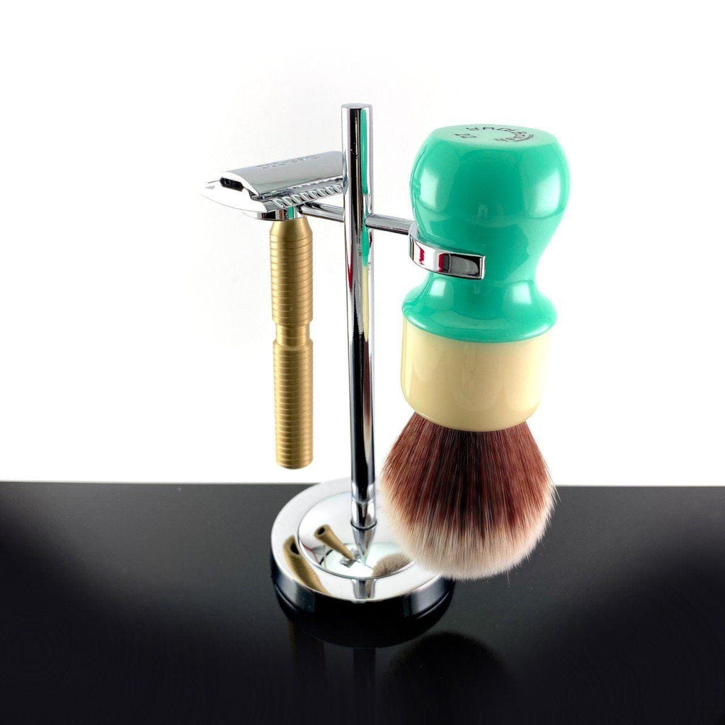 Shaving Stand YAQI Shaving Stand Chrome - for Shaving Brush & Razor