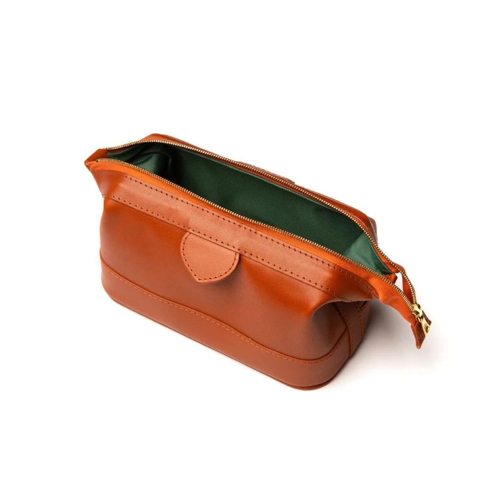 Toiletry Bag Taylor Of Old Bond Street Small Tan Leather Wash Bag